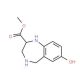 7-Hydroxy-2,3,4,5-tetrahydro-1H-benzo[e][1,4]diazepine-2-carboxylic acid methyl ester (CAS 672310-21-3) - chemical structure