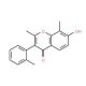 7-Hydroxy-2,8-dimethyl-3-o-tolyl-chromen-4-one - chemical structure image