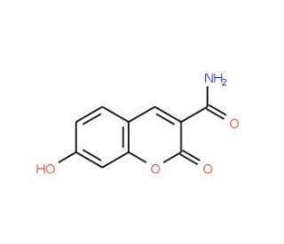 7-Hydroxy-2-oxo-2H-chromene-3-carboxylic acid amide - chemical structure image