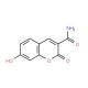 7-Hydroxy-2-oxo-2H-chromene-3-carboxylic acid amide - chemical structure image