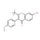 7-Hydroxy-3-(4-methoxy-phenyl)-2-trifluoromethyl-chromen-4-one - chemical structure image