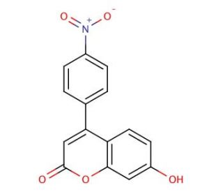 7-Hydroxy-4-(4-nitro-phenyl)-chromen-2-one - chemical structure image