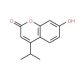 7-Hydroxy-4-isopropyl-chromen-2-one (CAS 23251-28-7) - chemical structure image