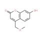 7-Hydroxy-4-(methoxymethyl)coumarin (CAS 157101-77-4) - chemical structure image