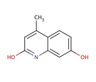 7-Hydroxy-4-methyl-2(1H)-quinolone (CAS 20513-71-7) - chemical structure image