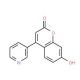 7-Hydroxy-4-(pyridin-3-yl)coumarin (CAS 109512-76-7) - chemical structure image