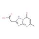 (7-Hydroxy-5-methyl-[1,2,4]triazolo-[1,5-a]pyrimidin-2-yl)-acetic acid (CAS 99951-00-5) - chemical structure image