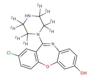 7-Hydroxy Amoxapine-d8 (CAS 37081-76-8 (unlabeled)) - chemical structure image