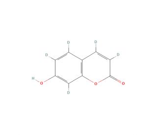 7-Hydroxy Coumarin-d5 - chemical structure image