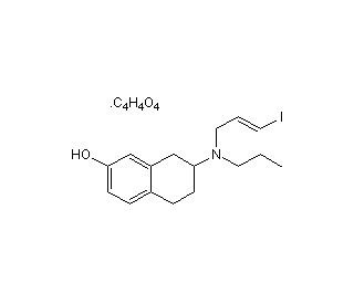7-Hydroxy-PIPAT maleate (CAS 159559-71-4) - chemical structure image