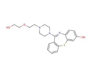 7-Hydroxy Quetiapine (CAS 139079-39-3) - chemical structure image