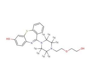 7-Hydroxy Quetiapine-d8 - chemical structure image