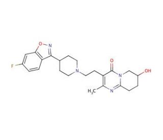 7-Hydroxy Risperidone (CAS 147663-04-5) - chemical structure image