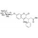7-Hydroxy warfarin β-D-glucuronide disodium salt - chemical structure image