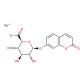 7-Hydroxycoumarin glucuronide sodium salt (CAS 66695-14-5 (non-salt)) - chemical structure image