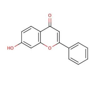 7-Hydroxyflavone (CAS 6665-86-7) - chemical structure image