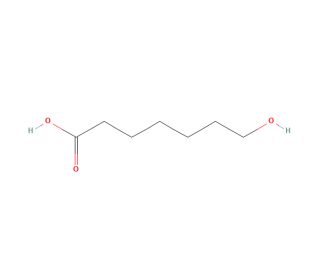 7-Hydroxyheptanoic acid (CAS 3710-42-7) - chemical structure image