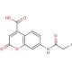 7-Iodoacetamidocoumarin-4-carboxylic Acid (CAS 284679-24-9) - chemical structure image
