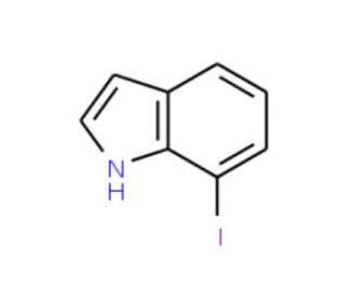7-Iodoindole (CAS 89976-15-8) - chemical structure image