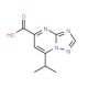 7-Isopropyl-[1,2,4]triazolo[1,5-a]pyrimidine-5-carboxylic acid (CAS 878453-66-8) - chemical structure image
