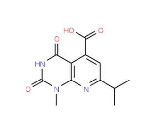7-Isopropyl-1-methyl-2,4-dioxo-1,2,3,4-tetrahydro-pyrido[2,3-d]pyrimidine-5-carboxylic acid - chemical structure image