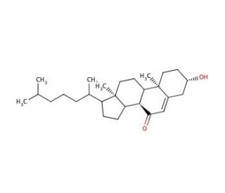 7-Ketocholesterol (CAS 566-28-9) - chemical structure image