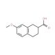 7-Methoxy-1,2,3,4-tetrahydro-naphthalene-2-carboxylic acid (CAS 24833-31-6) - chemical structure image