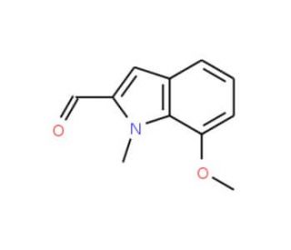 7-Methoxy-1-methyl-1H-indole-2-carbaldehyde - chemical structure image