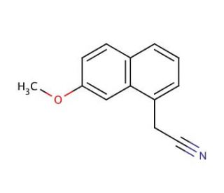 7-Methoxy-1-naphthylacetonitrile (CAS 138113-08-3) - chemical structure image