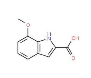 7-Methoxy-1H-indole-2-carboxylic acid (CAS 24610-33-1) - chemical structure image