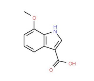 7-Methoxy-1H-indole-3-carboxylic acid (CAS 128717-77-1) - chemical structure image