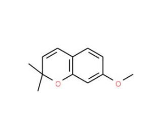 7-Methoxy-2,2-dimethylchromene (CAS 17598-02-6) - chemical structure image