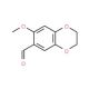 7-Methoxy-2,3-dihydro-benzo[1,4]dioxine-6-carbaldehyde (CAS 116757-66-5) - chemical structure image