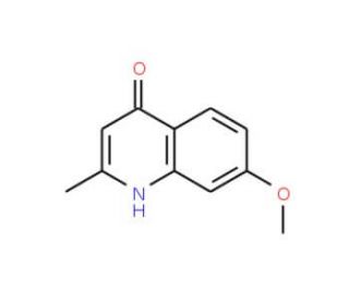 7-Methoxy-2-methyl-4-quinolinol (CAS 103624-90-4) - chemical structure image