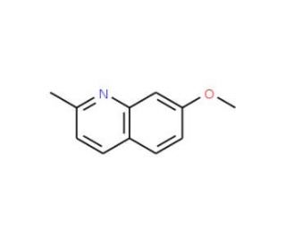 7-Methoxy-2-methylquinoline (CAS 19490-87-0) - chemical structure image