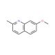 7-Methoxy-2-methylquinoline (CAS 19490-87-0) - chemical structure image