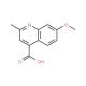 7-Methoxy-2-methylquinoline-4-carboxylic acid (CAS 189815-81-4) - chemical structure image