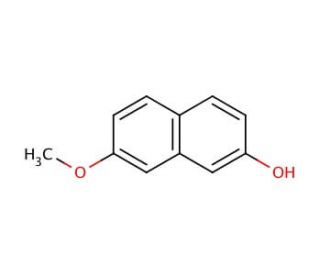 7-Methoxy-2-naphthol (CAS 5060-82-2) - chemical structure image