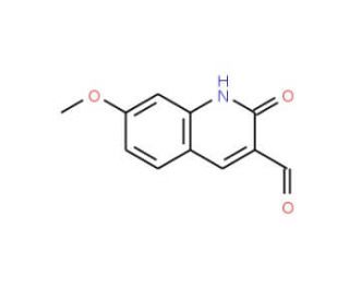 7-Methoxy-2-oxo-1,2-dihydro-quinoline-3-carbaldehyde - chemical structure image