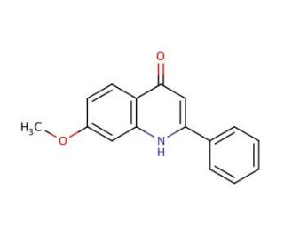7-Methoxy-2-phenyl-4-quinolinol (CAS 20430-72-2) - chemical structure image