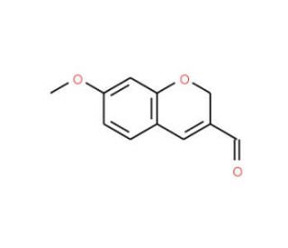 7-methoxy-2H-chromene-3-carbaldehyde (CAS 57543-39-2) - chemical structure image