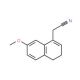 7-Methoxy-3,4-dihydro-1-naphthalenyl-acetonitrile (CAS 861960-34-1) - chemical structure image
