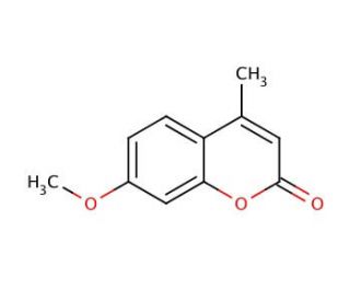 7-Methoxy-4-methylcoumarin (CAS 2555-28-4) - chemical structure image