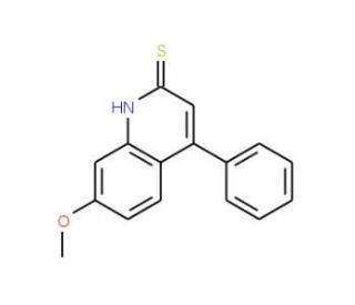7-methoxy-4-phenylquinoline-2-thiol - chemical structure image