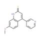 7-methoxy-4-pyridin-3-ylquinoline-2-thiol - chemical structure image