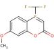 7-Methoxy-4-(trifluoromethyl)coumarin (CAS 575-04-2) - chemical structure image