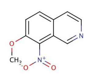 7-Methoxy-8-nitroisoquinoline (CAS 63485-75-6) - chemical structure image