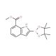 7-(Methoxycarbonyl)indole-2-boronic acid, pinacol ester (CAS 1150271-42-3) - chemical structure image