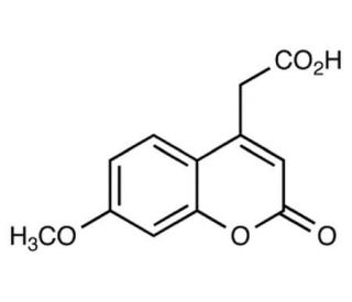 7-Methoxycoumarin-4-acetic Acid (CAS 62935-72-2) - chemical structure image 