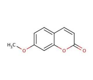 7-Methoxycoumarin (CAS 531-59-9) - chemical structure image